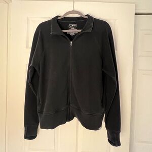 Women’s L.L. Bean Cozy Sweatshirt Black Medium